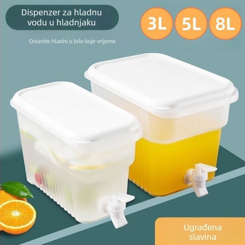 Dispenser za hladnu vodu s mlaznicom, velik kapacitet, za napitke od limuna i voća