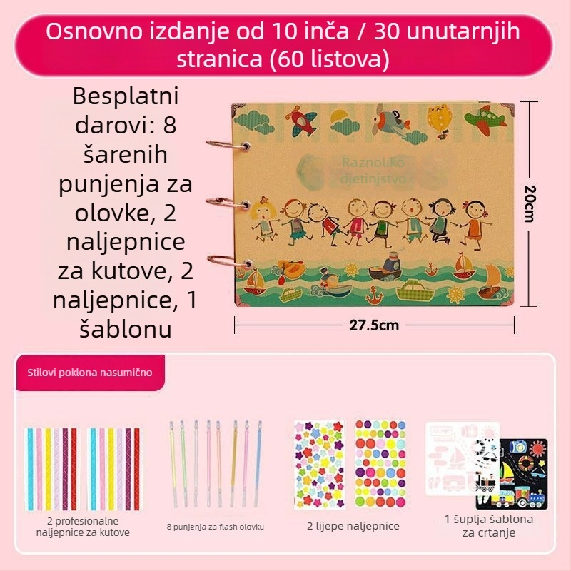 Album rasta za šesti razred – ručno izrađeni fotoalbum za završetak osnovne škole i vrtićke odjeljenje