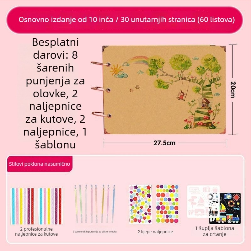 Album rasta za šesti razred – ručno izrađeni fotoalbum za završetak osnovne škole i vrtićke odjeljenje