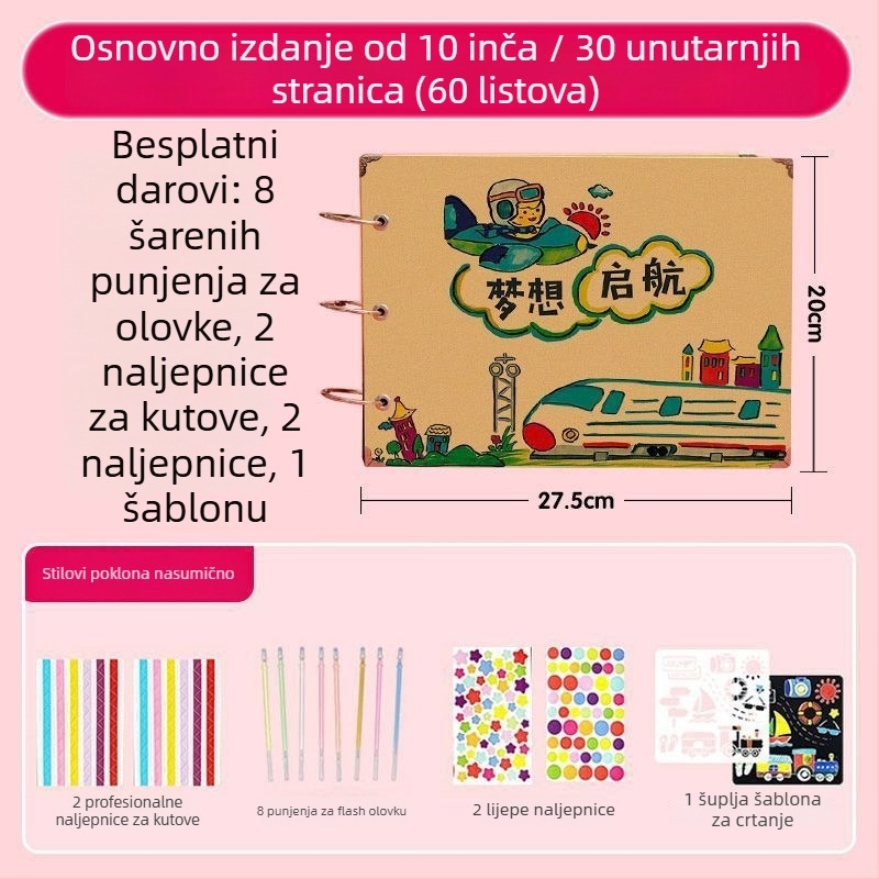 Album rasta za šesti razred – ručno izrađeni fotoalbum za završetak osnovne škole i vrtićke odjeljenje