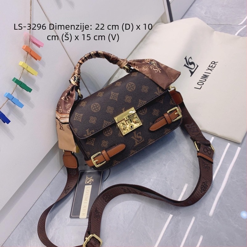 Ženska crossbody cilindrična bucket torba, moda 2024, mala veličina