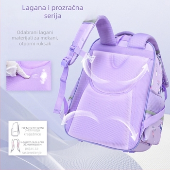 2025 nova školska torba za djecu, 3.–6. razred, unisex, velika kapaciteta, smanjuje teret, vodootporna