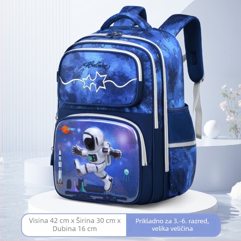 2025 nova školska torba za djecu, 3.–6. razred, unisex, velika kapaciteta, smanjuje teret, vodootporna
