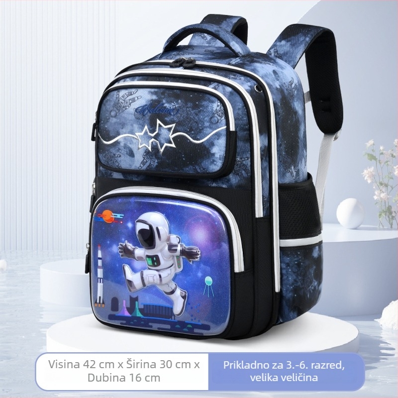 2025 nova školska torba za djecu, 3.–6. razred, unisex, velika kapaciteta, smanjuje teret, vodootporna