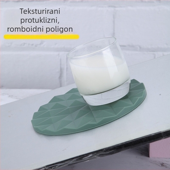 Silikonski podmetači za posuđe i šalice - otporni na visoke temperature, zaštita od opeklina, protuklizni, lako se čiste, matcha zelene podmetače za šalice