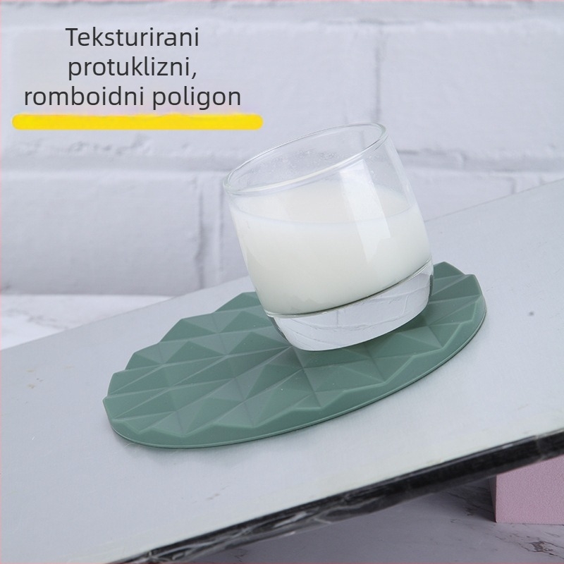 Silikonski podmetači za posuđe i šalice - otporni na visoke temperature, zaštita od opeklina, protuklizni, lako se čiste, matcha zelene podmetače za šalice