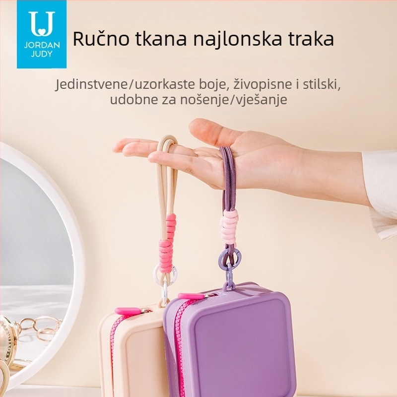 Jotun Judy silikonska torbica – vodootporna kozmetička torbica, prijenosna clutch i mini novčanik za kovanice