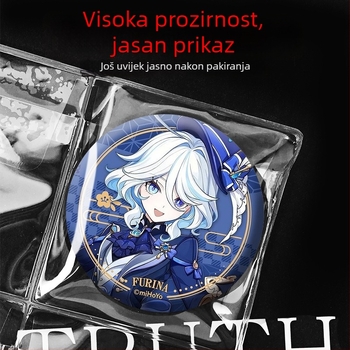 Album za pohranu znački, kružne značke 58 mm i 75 mm, za kolekcije anime i manga