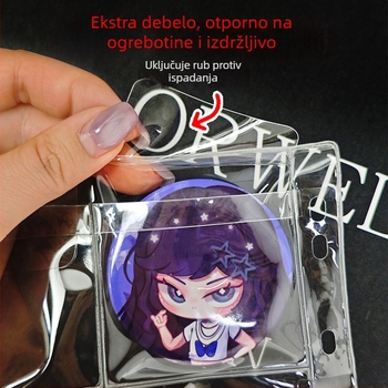 Album za pohranu znački, kružne značke 58 mm i 75 mm, za kolekcije anime i manga