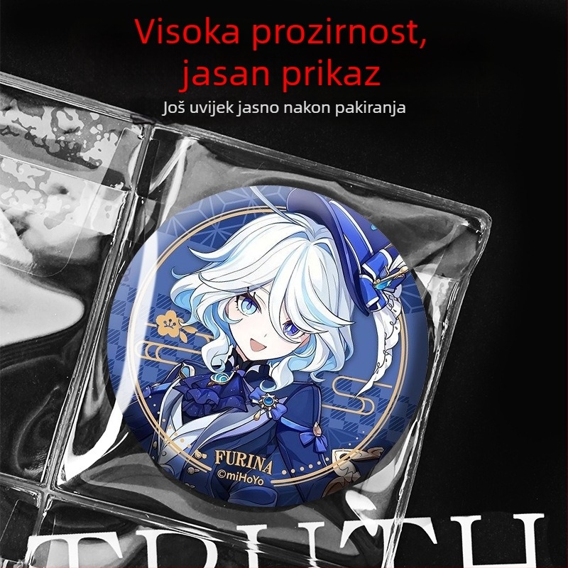 Album za pohranu znački, kružne značke 58 mm i 75 mm, za kolekcije anime i manga