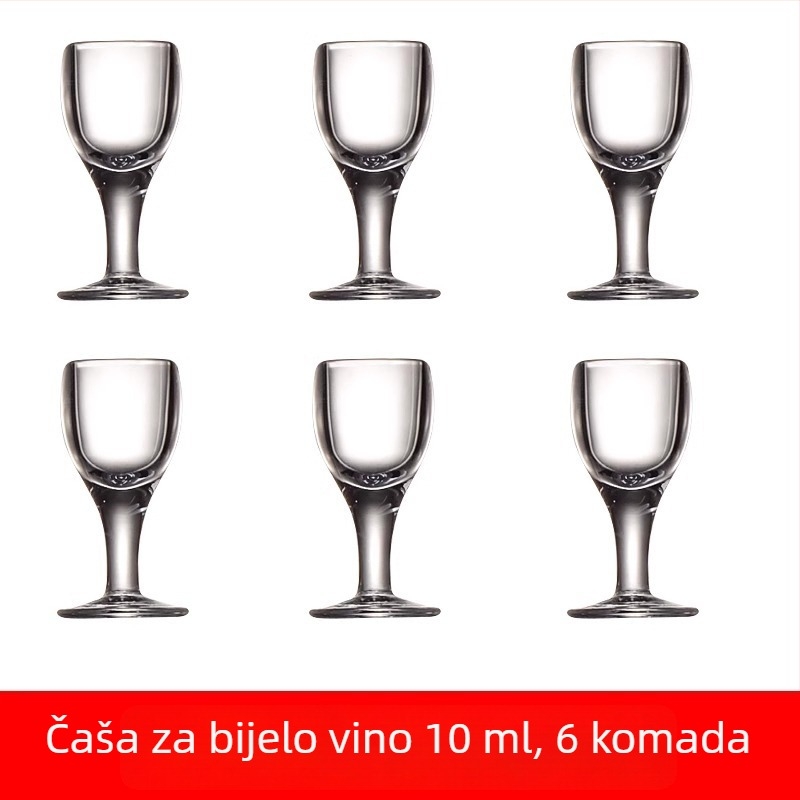 Set kristalnih čašica za liker s pozlaćenim rubom i dozatorom – oprema za bar za restorane i kućnu upotrebu