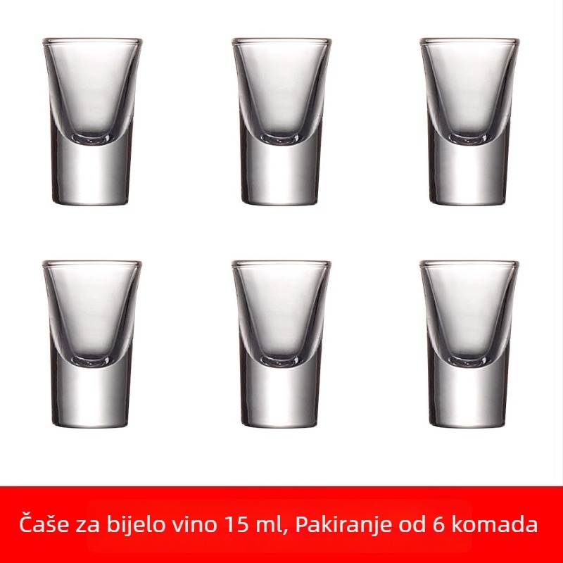 Set kristalnih čašica za liker s pozlaćenim rubom i dozatorom – oprema za bar za restorane i kućnu upotrebu