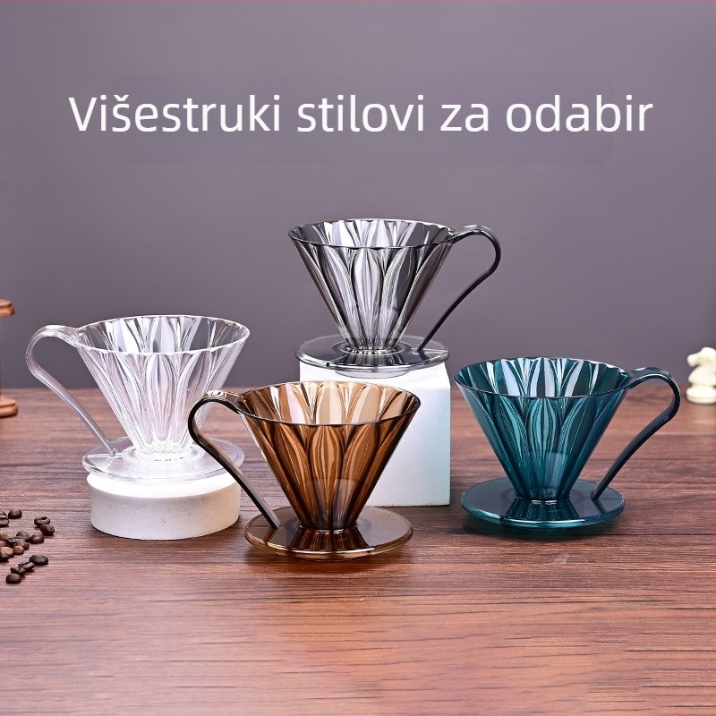 Novi stakleni V60 set za filtriranje kave: stakleni dripper, coffee pot, lijevak i papirnati filtri