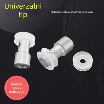 Univerzalni električni lonac pod pritiskom: gumeni brtvni prsten za plutajuću ventila, zaustavni ventil, brtvni prsten, ventil kapice i sigurnosni ventil