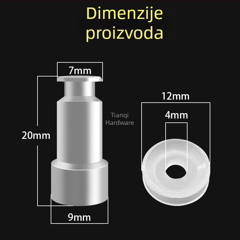 Univerzalni električni lonac pod pritiskom: gumeni brtvni prsten za plutajuću ventila, zaustavni ventil, brtvni prsten, ventil kapice i sigurnosni ventil