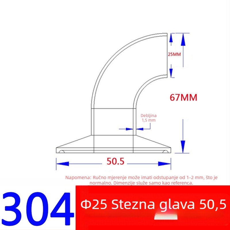 304/316L nehrđajući čelik, 90° zavoj s jednom sponom, završna površina u ogledalu, sanitarnog razreda spoj za zavarivanje s brzim spajanjem tipa spona
