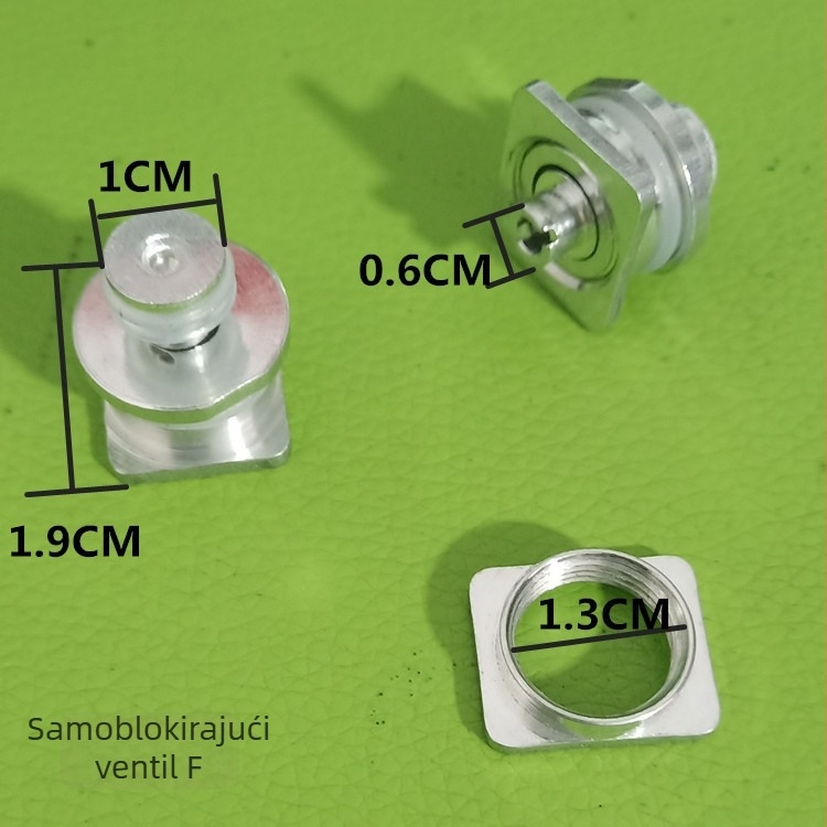 Set ventila za lonac pod pritiskom: sigurnosni ventil, ventil za ograničenje tlaka, plutajući ventil, ispušni ventil, samozaključavajući ventil