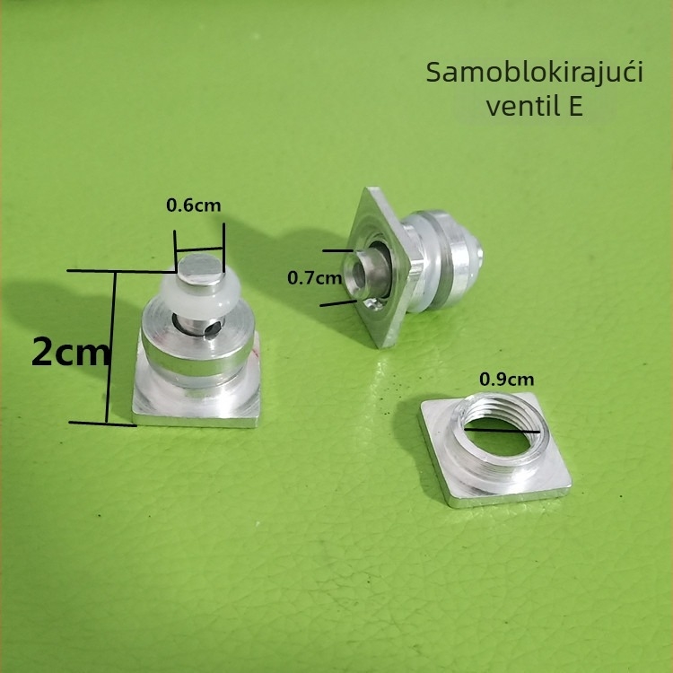 Set ventila za lonac pod pritiskom: sigurnosni ventil, ventil za ograničenje tlaka, plutajući ventil, ispušni ventil, samozaključavajući ventil