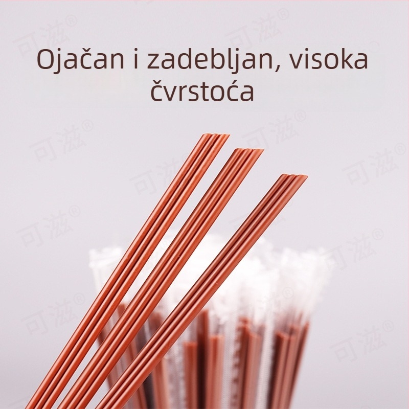 Jednokratni plastični miješalac za kavu s tri otvora