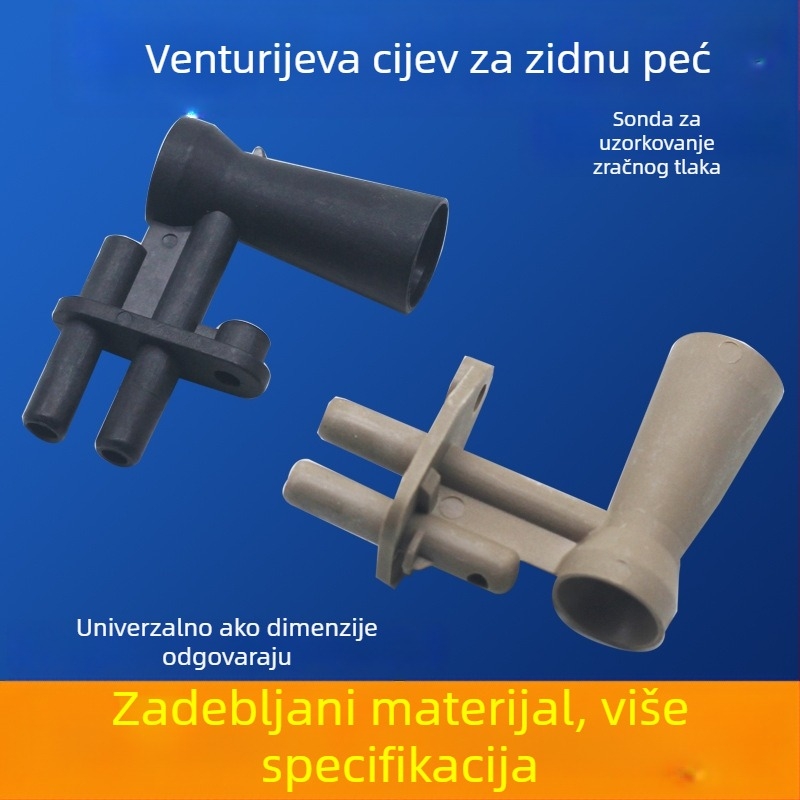 Ventilator plinskog zidnog bojlera s Venturi cijevi, usis zraka i uzorak iz dima dimnjaka – universalni pribor za održavanje