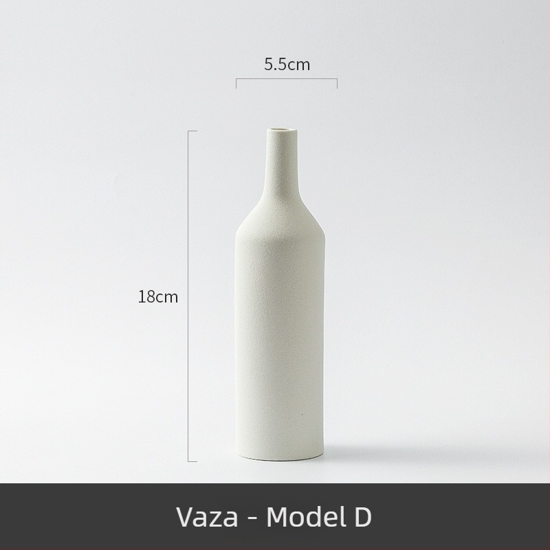 Minimalistička keramička vaza za suho cvijeće, moderni kućni dekor
