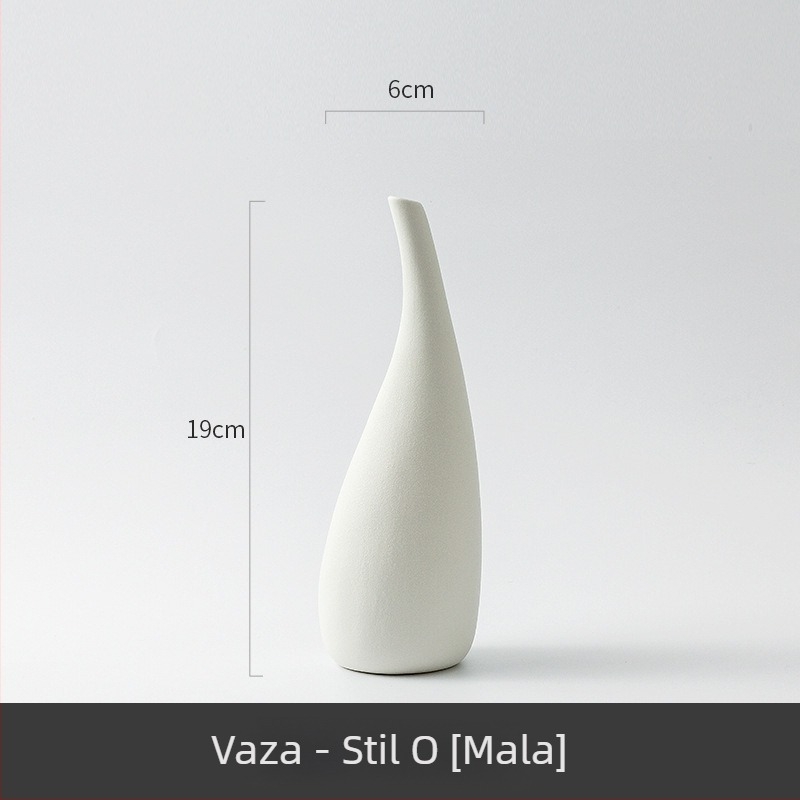 Minimalistička keramička vaza za suho cvijeće, moderni kućni dekor