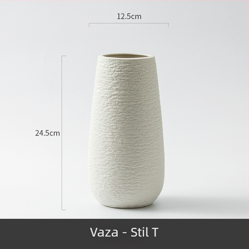 Minimalistička keramička vaza za suho cvijeće, moderni kućni dekor