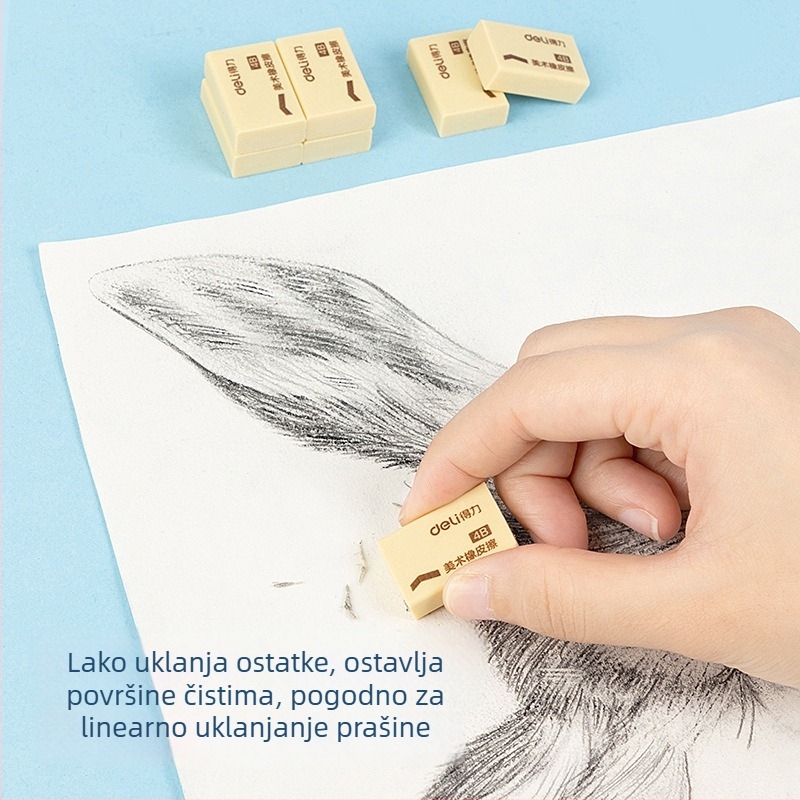 Guma Deli za učenike – karikatura oblik, slatkog dizajna, za osnovnu školu, bez prašine, čisto brisanje