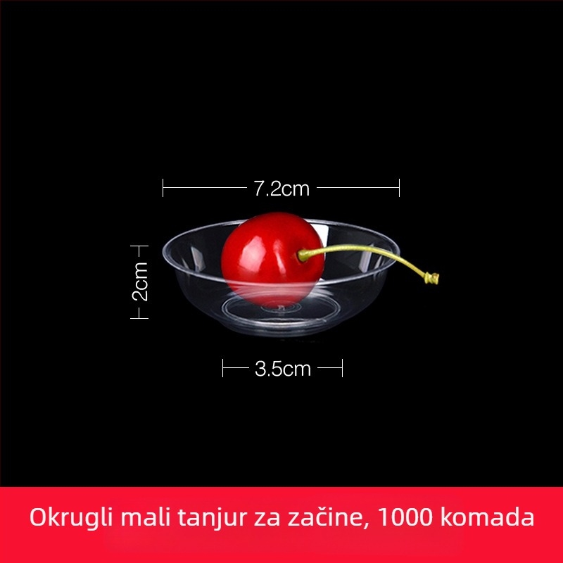 Plastični set posuđa za zabave s motivom trubačkog cvijeta, 10-dijelni set: zdjele, tanjuri, čaše i žlice za jednokratnu upotrebu