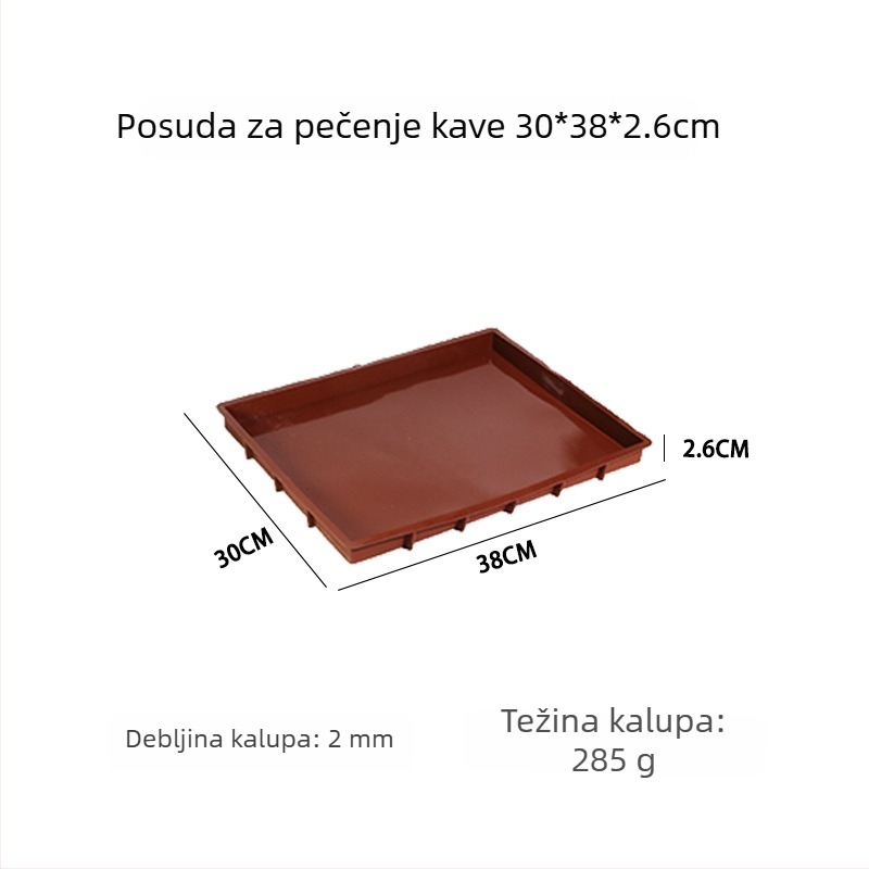 Cai Fu DIY Silikonski kalup za kolače, razne veličine, smeđa boja, kućni kalup za pečenje