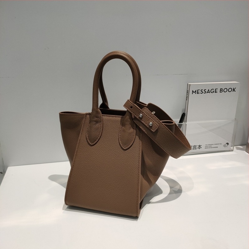 Ženska torbica od kože najvišeg sloja, ručna i crossbody torba, dizajn s krilima, Dumpling Bag od prave kože