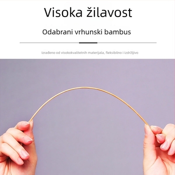 Karbonizirani bambus štapići za roštilj, čvrsti, jednokratni, duljine 20-40 cm, debljina 2-4 mm.