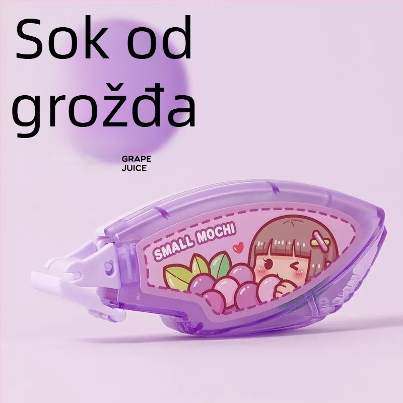 Little Mashu serija – Dot Glue: korekcijska traka i dvostrano ljepilo, bez tragova, za učenike i bilježnice
