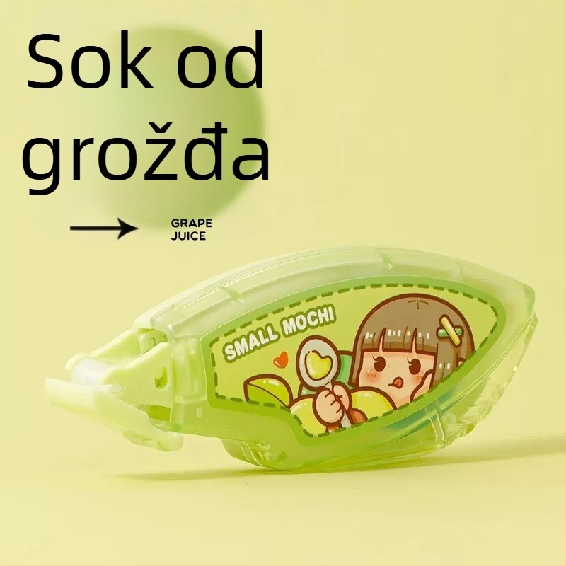 Little Mashu serija – Dot Glue: korekcijska traka i dvostrano ljepilo, bez tragova, za učenike i bilježnice