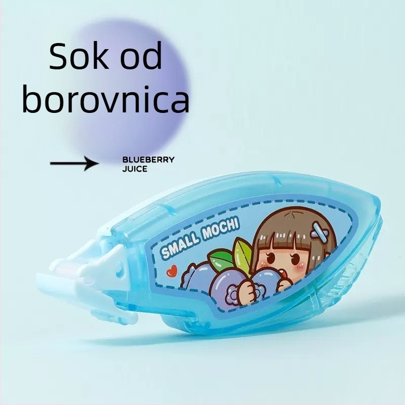 Little Mashu serija – Dot Glue: korekcijska traka i dvostrano ljepilo, bez tragova, za učenike i bilježnice