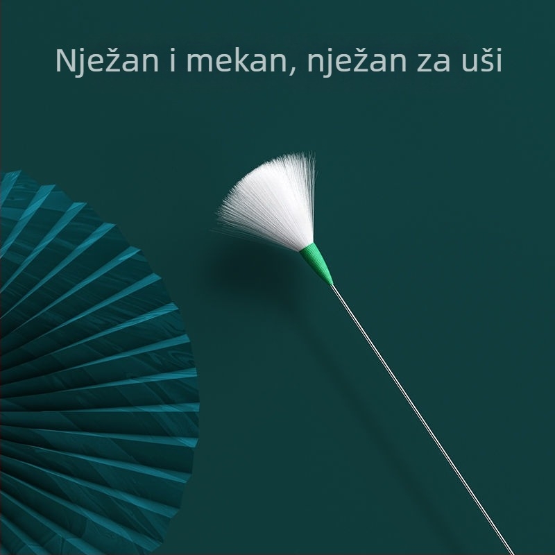 Ruihe set alata za čišćenje uha, drvene žličice za uho koje svijetle