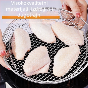 Višeslojni odvojivi stalak od nehrđajućeg čelika 304 za gril u zraku