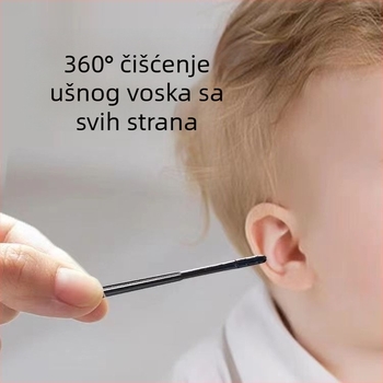 Jednokratni ljepljivi set za čišćenje ušiju sa žlicama za uši i pamučnim štapićima