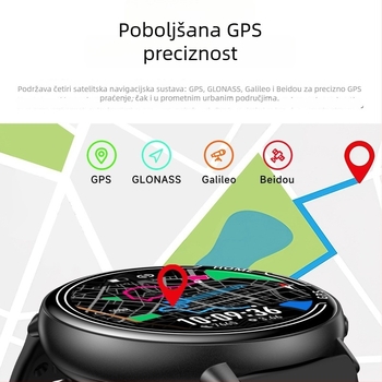 KC100 pametni sat, višefunkcionalno praćenje otkucaja srca i zasićenja krvi, vodootporan, Bluetooth pozivi, praćenje sna, Unisex