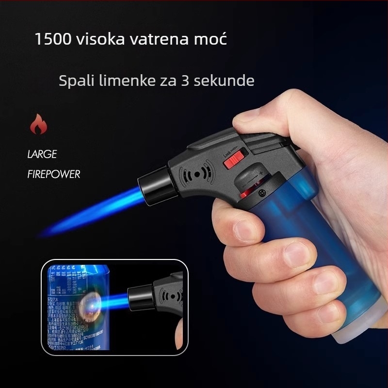 Vjetroizdrživ upaljač za moksibustiju, upaljač za štapiće moxa, upaljač za cigare, zavarivački pištolj s direktnim protokom, dugačak izlazni mlaznik raspršivača