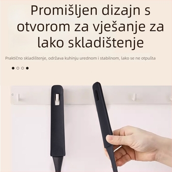 Željezna kuhinjska špatula i žlica, debeli dizajn, mekana ručka, zaštita od opeklina