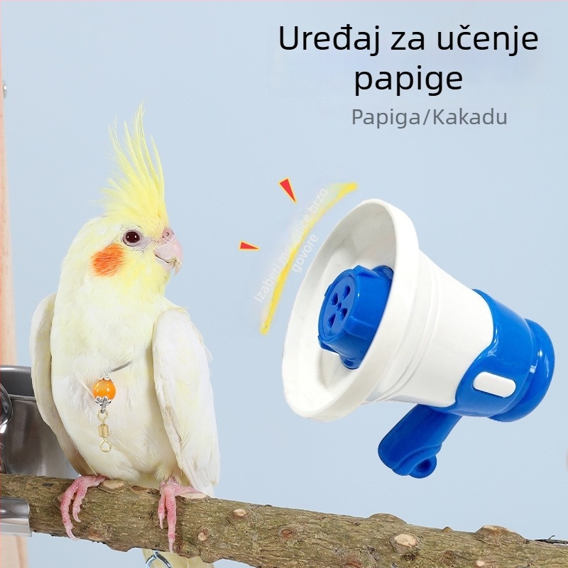 Ponavljač govora za papige, uređaj za snimanje glasa i interaktivna igračka