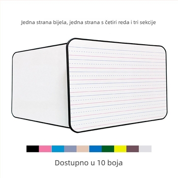 A4 dvostrana bijela ploča za djecu, kućna uporaba, melamin ploča, PVC okvir