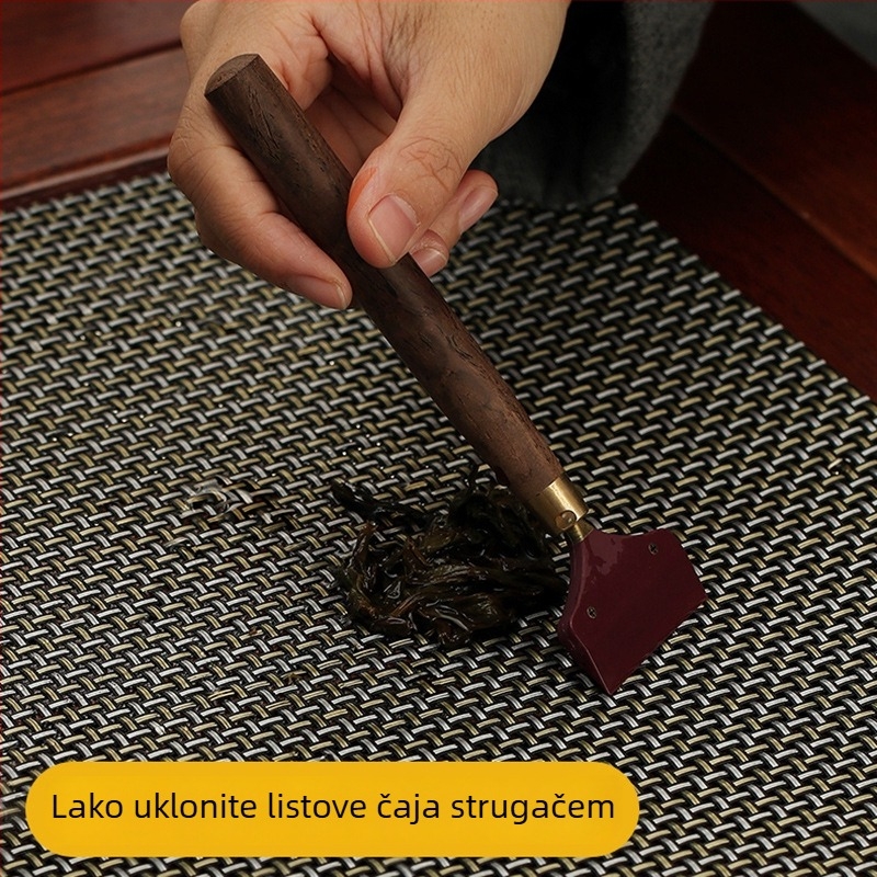 Kung Fu čajni set dodatci: filtar za čajne taloge, vodootporna podloga za čaj, bambusova podloga, čajni stol i tanjur, mreža za čajne taloge