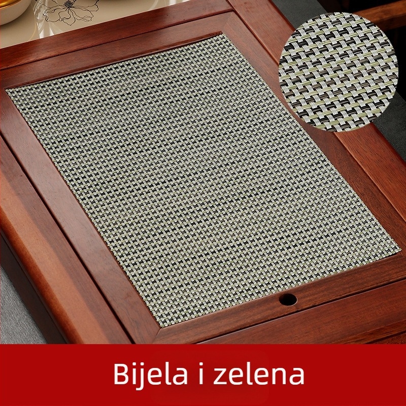 Kung Fu čajni set dodatci: filtar za čajne taloge, vodootporna podloga za čaj, bambusova podloga, čajni stol i tanjur, mreža za čajne taloge