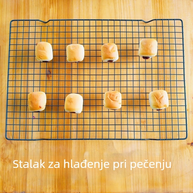 Pojačana vanjska mreža za roštilj i mreža za hlađenje za kolače i pekarske proizvode – DIY pečenje i roštiljanje
