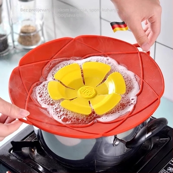 Silikonski vakuumski poklopac za posude i šalice, otporan na visoke temperature, jednostavan za čišćenje