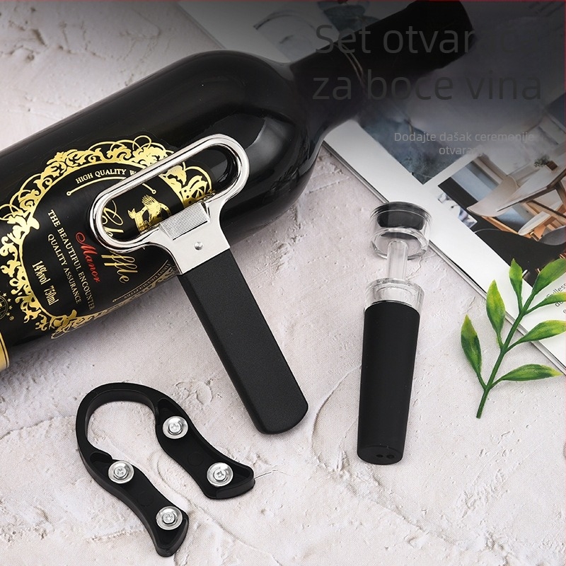 Set otvarača za vino, višefunkcijski otvarač za crveno vino i stari nož za vino