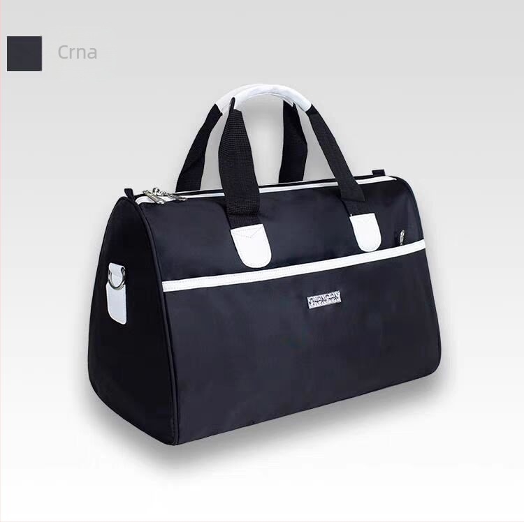 Torba za putovanje velike kapacitete, multifunkcionalna: preko ramena, crossbody i ručno nošenje; kompatibilna s teleskopskim ručkom kofera