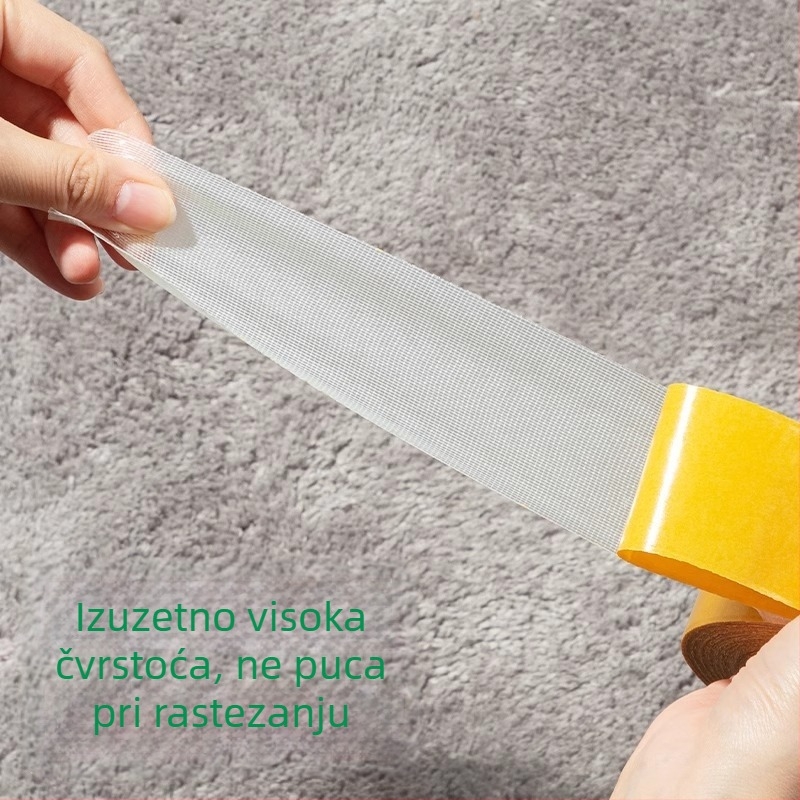 Deli dvostruka traka s tkaninskom osnovom, visoka viskoznost, ne ostavlja tragove, diskretan zalijep, snažna prianjanja, model 30802, duljina 20 m, širina 30 mm, debljina 280 μm